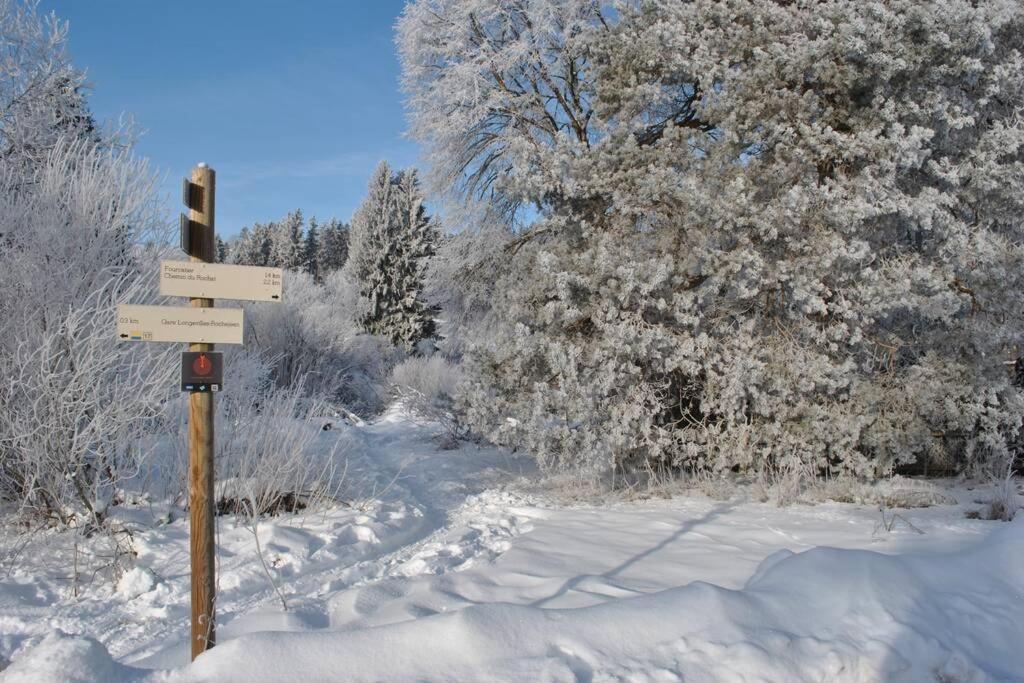 Gite Du Fourperet-Parc Naturel Du Haut-Jura Longevilles-Mont-dʼOr Buitenkant foto